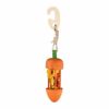 210250 SAT WARIS HANGER CARROT ORANGE + LOOFAH DIA. 4,5x23CM