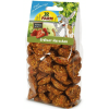 Sund godbid til gnavere fra JR FARM, nemlig Erdbeer-Herzen, der kommer i en praktisk pose. Disse hjertformede snacks er lavet med jordbær og er perfekte til at forkæle dine mindre kæledyr.