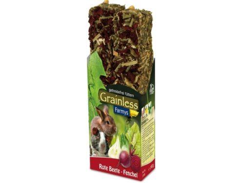 JR21465 JR Farm Grainless Farmys Rødbede-Fennikel 140g