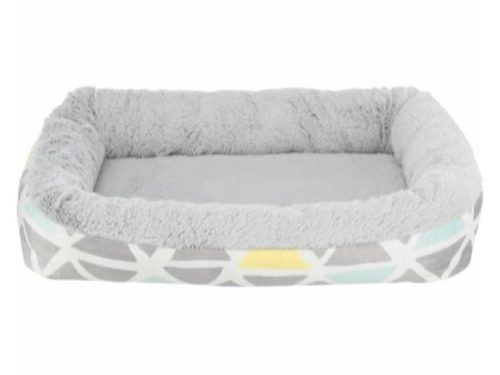 TX62802 - Seng til kanin firkantet plys 30x6x22 cm grå