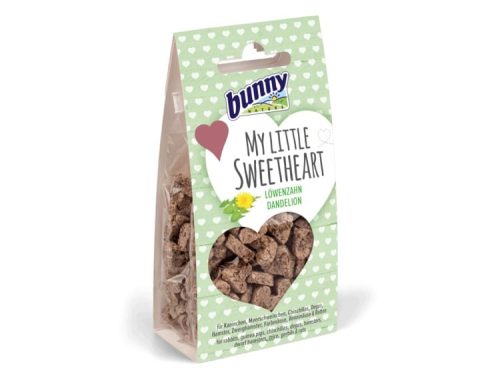 Bunny My Little Sweetheart dandelion snacks til gnavere, perfekte til kaniner, marsvin og hamstere. Sund og lækker godbid med mælkebøtte.