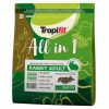 Tropifit All in 1 foder til voksne kaniner, kornfrit, med fokus på immunitet, pelspleje og tandbeskyttelse. Ideelt til daglig fodring uden selektiv spisning.