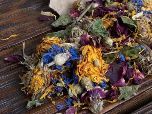 Blandet tørrede urter og blomster til gnavere, ideelt til snacks og berigelse af burmiljøet. Farverige elementer som morgenfruer, rosenblade og kløverblade. Perfekt til små kæledyr som hamstere og kaniner.