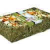 Hø med grøntsager til gnavere, ideelt til hamster, kanin og marsvin, fremmer sundhed og velvære. Perfekt som snack eller tilskud til kosten.