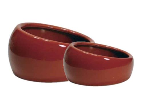 Living World Keramikskål ergonomisk Terracotta begge