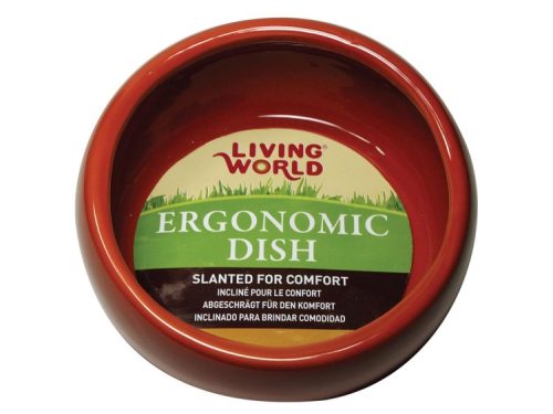 Living World Keramikskål ergonomisk Terracotta