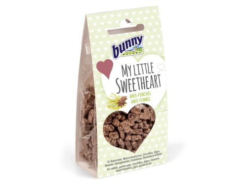 Bunny My Little Sweetheart snacks med anis og fennikel, perfekt til gnavere som kaniner, marsvin, hamstere og andre mindre kæledyr.