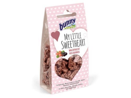 Bunny My Little Sweetheart snacks med skovfrugter til gnavere, herunder kaniner, marsvin, chinchillaer og hamstere. Ideel som en lækker belønning eller snack.