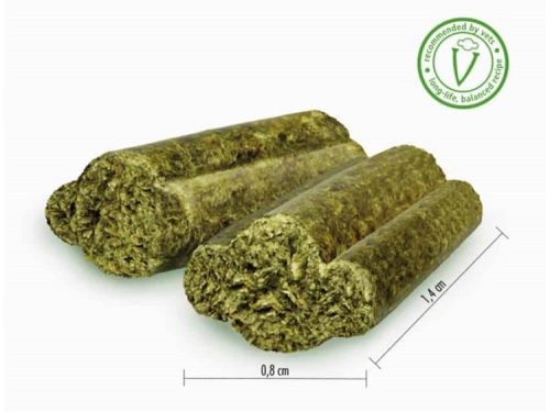 Naturlige godbidder til gnavere, ideelle til hamstere og marsvin. Disse sundhedsmæssigt anbefalede snacks er lavet af kvalitetsingredienser og har dimensionerne 0,8 cm x 1,4 cm. Perfekte til at støtte dyrenes velvære og tandpleje.