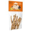 Små lækre grene til gnavere fra Little One med smag af pastinak og græskar. Perfekte som sund snacks til kaniner og marsvin, der fremmer naturlig nibblerverden.