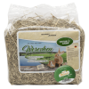 Weserheu fra Naturhof Schröder, 500g pakke, perfekt til gnavere og mindre kæledyr. Skånsomt tørret og støvfrit, med en dejlig duft, ideelt til at forbedre dyrenes velvære. 100% naturligt produkt.