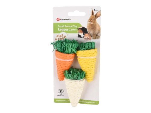 210235 - Flamingo Sisal gulerod 3 stk 3 stk pakke