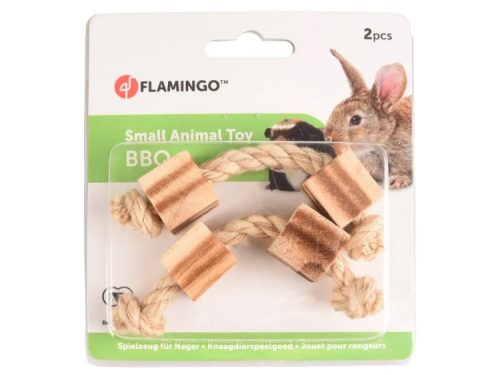 210249 - BBQ ROPE+2xCUBE NATURE 15CM 2PCkasse