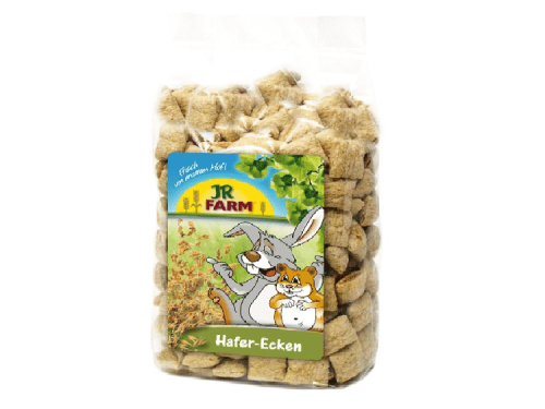 Havrekugler fra JR FARM, ideelle som sund snack til gnavere og mindre kæledyr. Perfekte til både leg og ernæring.