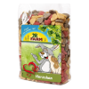 JR Farm Herzchen til gnavere, farverige kæledyrssnacks i hjertedesign. Ideelt til at forkæle kaniner og mindre kæledyr med en velsmagende og sund belønning.