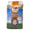 Norsk kvalitets-hø til gnavere fra To Gode Naboer, 500 g pose med alfalfa for ekstra protein. Ideelt til hamstere, marsvin og andre små kæledyr.