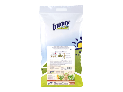 Bunny KaninchenTraum foder til kaniner i praktisk 1,5 kg pose, designet til at sikre optimal ernæring og trivsel for dit kæledyr.