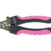 BUSTER negleklipper til små kæledyr med ergonomiske håndtag i sort og pink, ideel til præcis klipning af kløer på gnavere og mindre dyr.