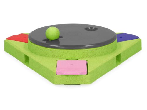 Spil med aktivitetsbold til gnavere i farverigt design, perfekt til stimulation og leg. Ideel til aktive små kæledyr som hamster og mus.