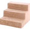 Blødt trappe til gnavere og mindre kæledyr, ideel til at hjælpe dem med at nå højere steder sikkert og komfortabelt. Fås i en neutral beige farve, der passer ind i ethvert hjem.