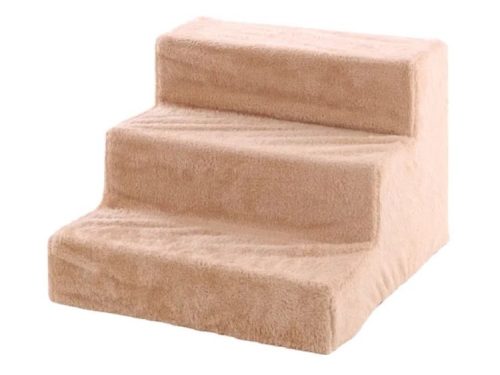 Blødt trappe til gnavere og mindre kæledyr, ideel til at hjælpe dem med at nå højere steder sikkert og komfortabelt. Fås i en neutral beige farve, der passer ind i ethvert hjem.