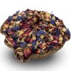 Naturlig urtemix til gnavere med tørrede blomster og urter, ideel som sund snacks eller tilbehør. Perfekt til at berige dit kæledyrs kost og stimulere deres sanser.