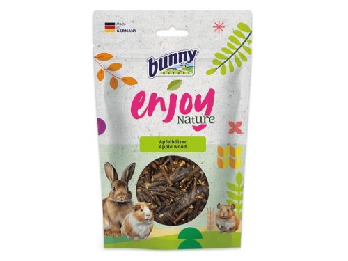 Bunny Nature Enjoy Nature Apfelhölzer til gnavere, naturlige æbletræstænger til leg og tandpleje. Ideelt til kaniner, hamstere og andre små kæledyr.